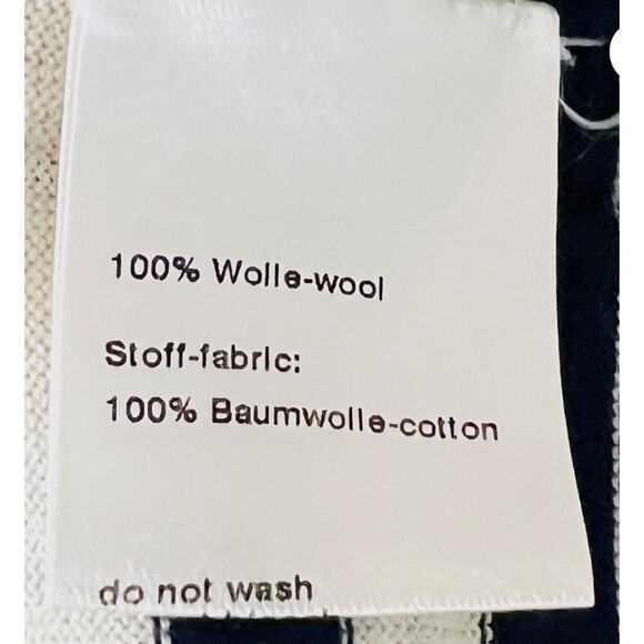 Akris Punto Stripe Peplum Tunic Top Navy White Sleeveless 4 - Picture 7 of 9